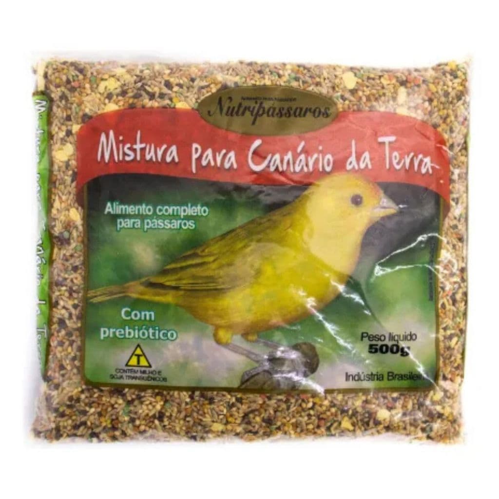 Mistura para Canário da Terra Nutripássaros com Prebiotico 500g