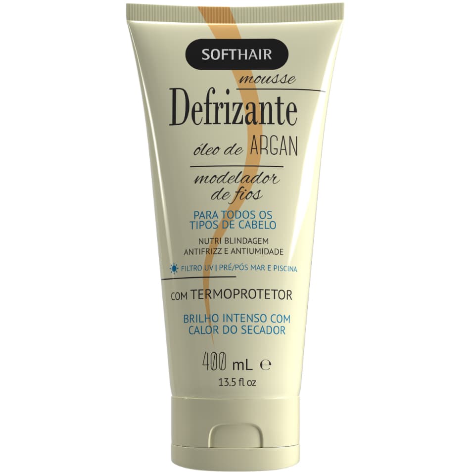 Defrizante Óleo de Argan 400ml Softhair