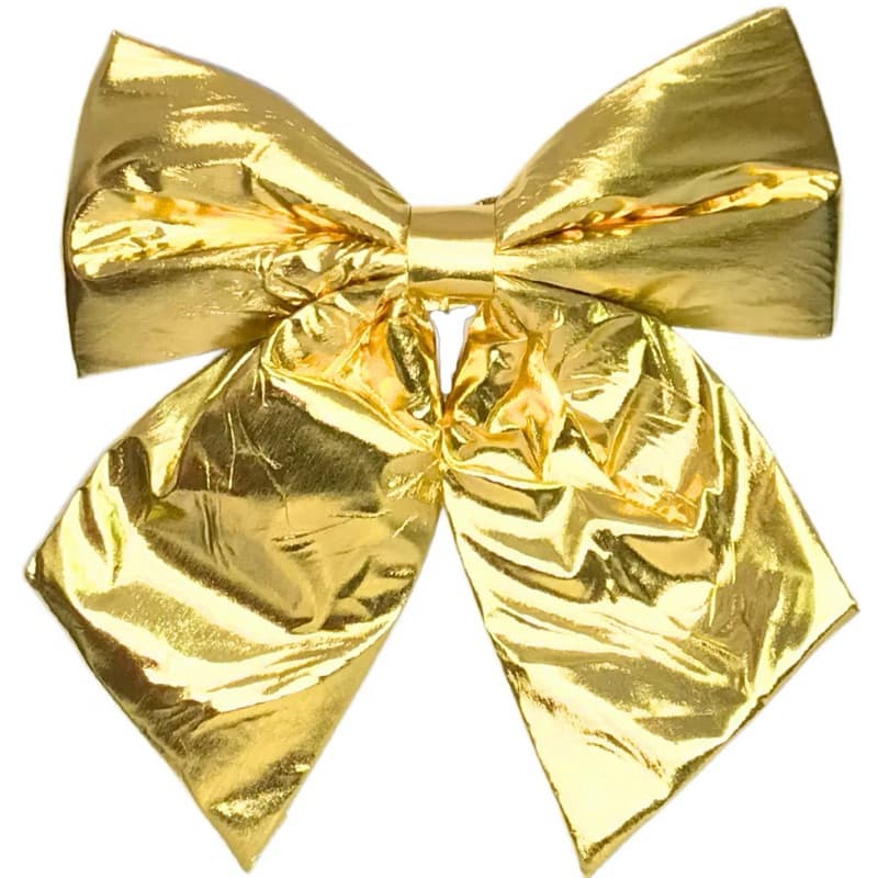 Laços de Natal enfeite Lembranças Decoração de Natal Dourado