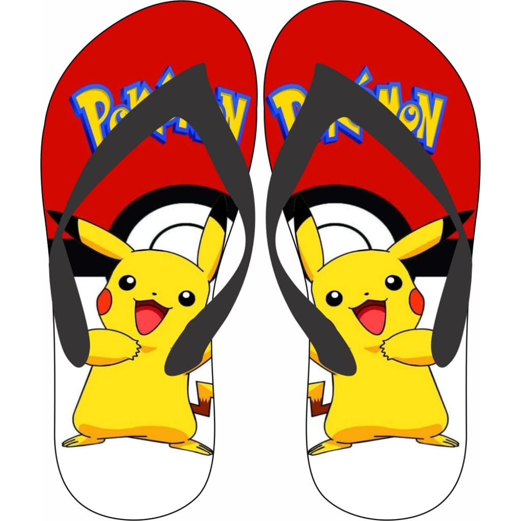 chinelos masculinos pokemon