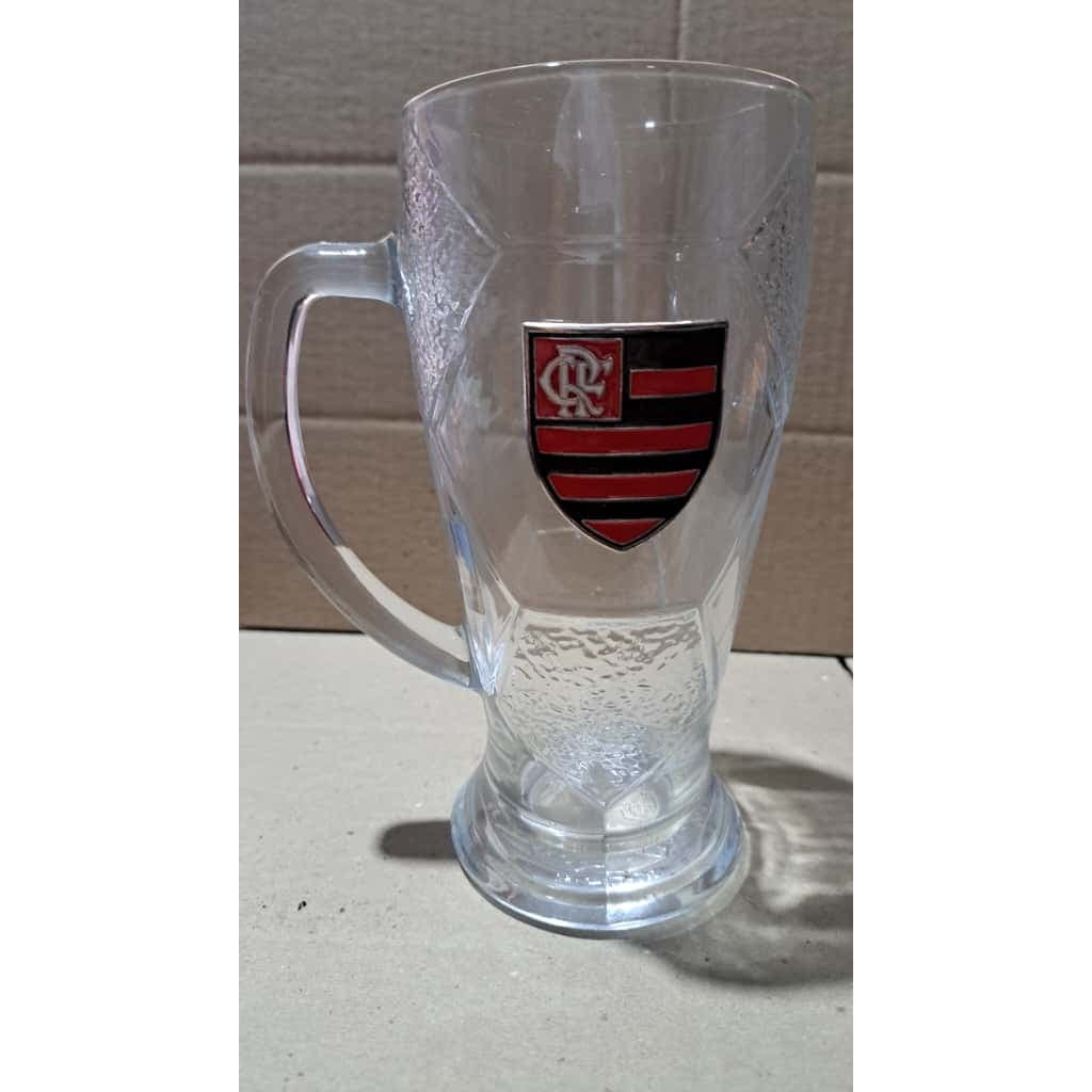 Caneca Vidro 630ml Flamengo – Produto Licenciado Oficial