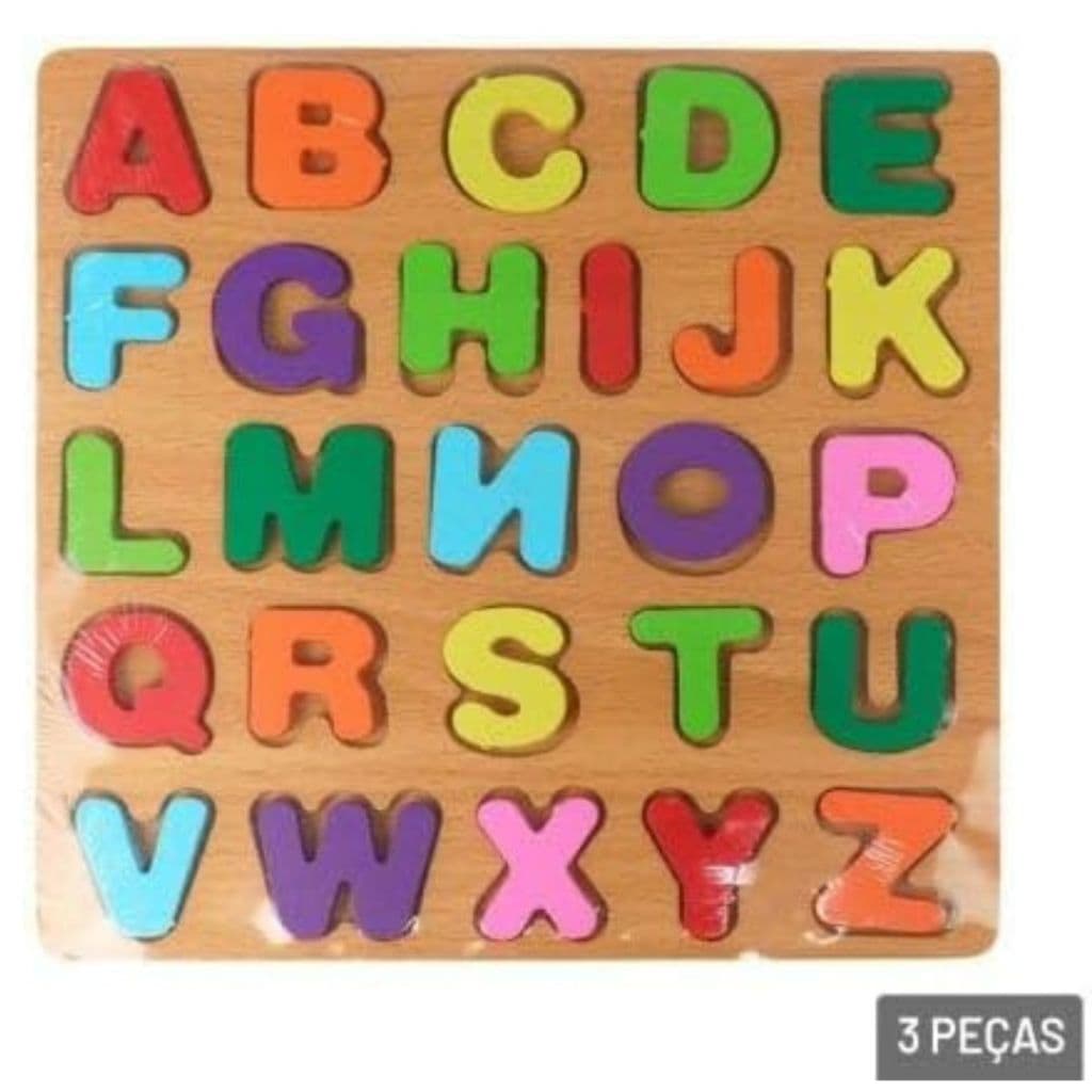 Tabuleiro Pedagógico do Alfabeto com Cores Vivas para Estimular o Desenvolvimento Infantil