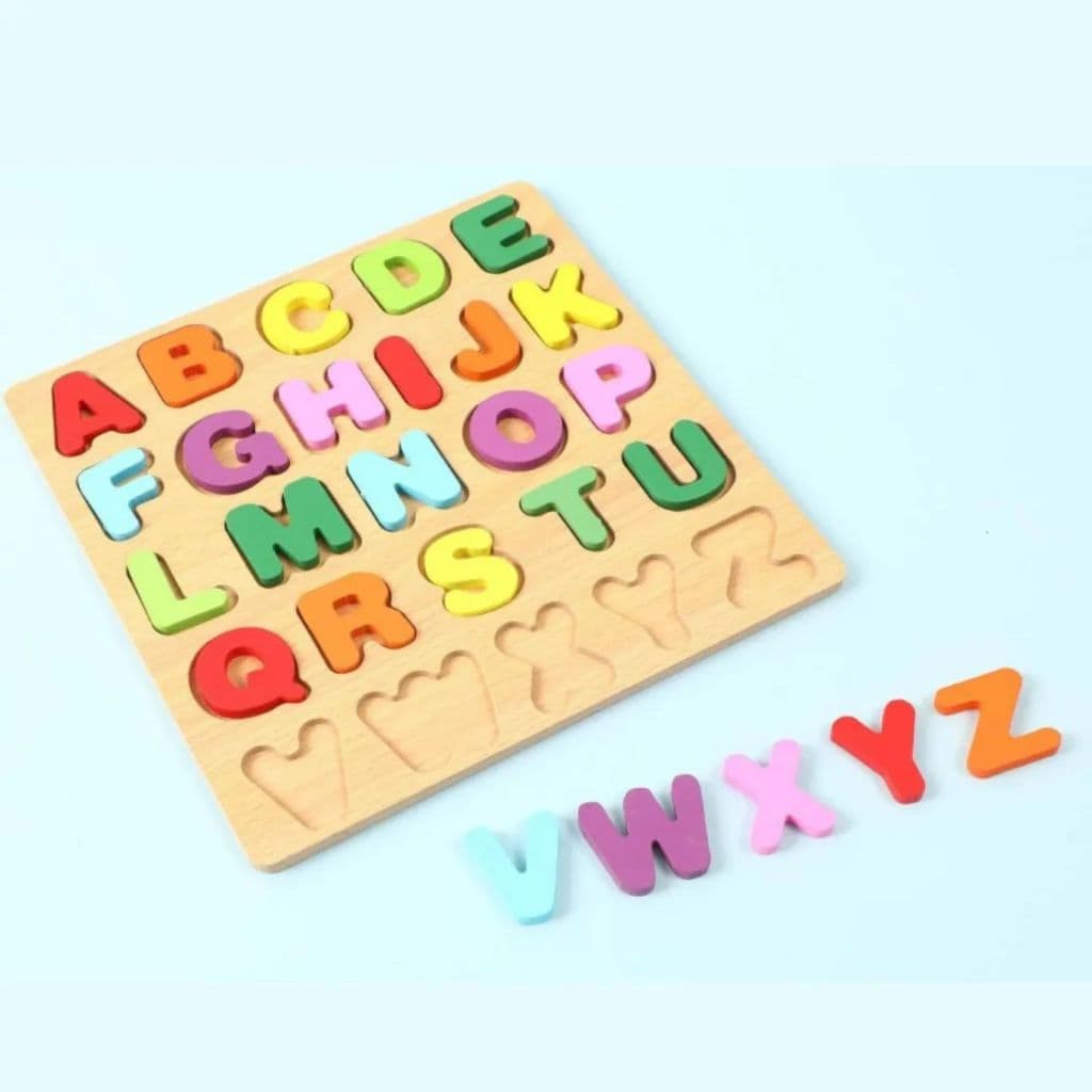 Tabuleiro Alfabeto Didático Educativo com Letras Coloridas para Ensinar Brincando