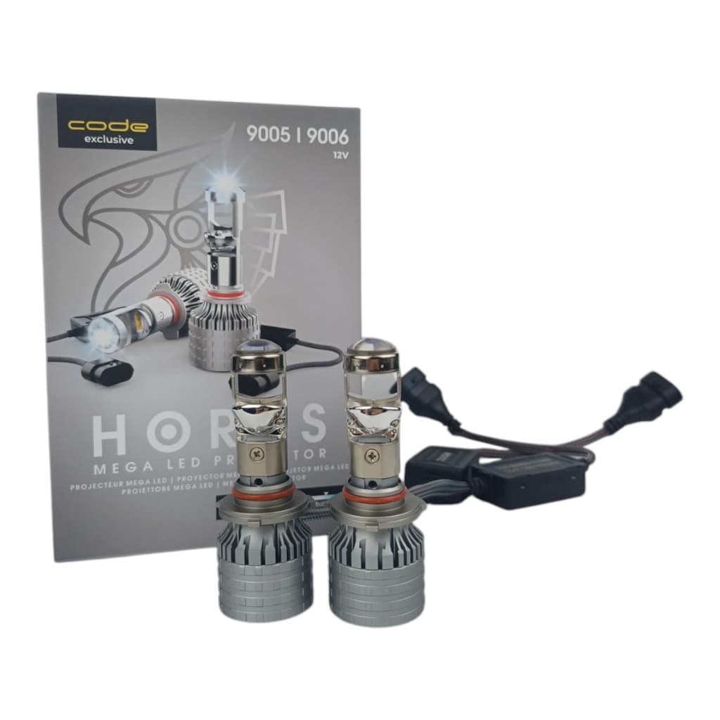 Mega Led Code Projector Horus 12V 8000K 9005 9006