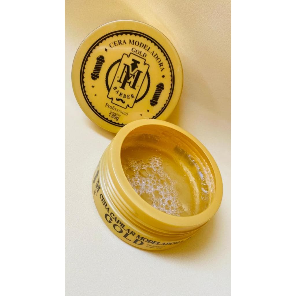 cera modeladora capilar MF barber gold 130gr