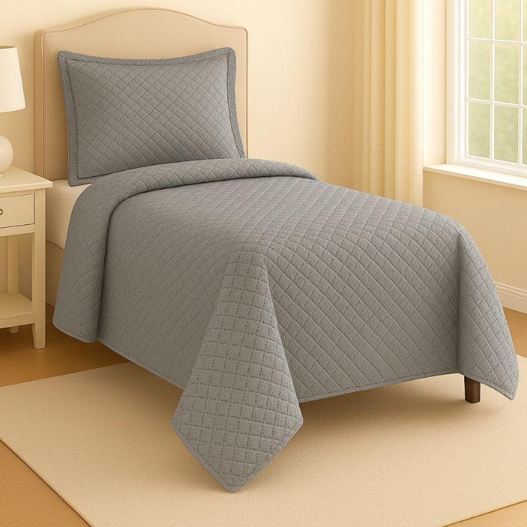 Cobre Leito Basic Essência Solteiro 2 Peças Matelado Micro Percal Aconchegante Macio