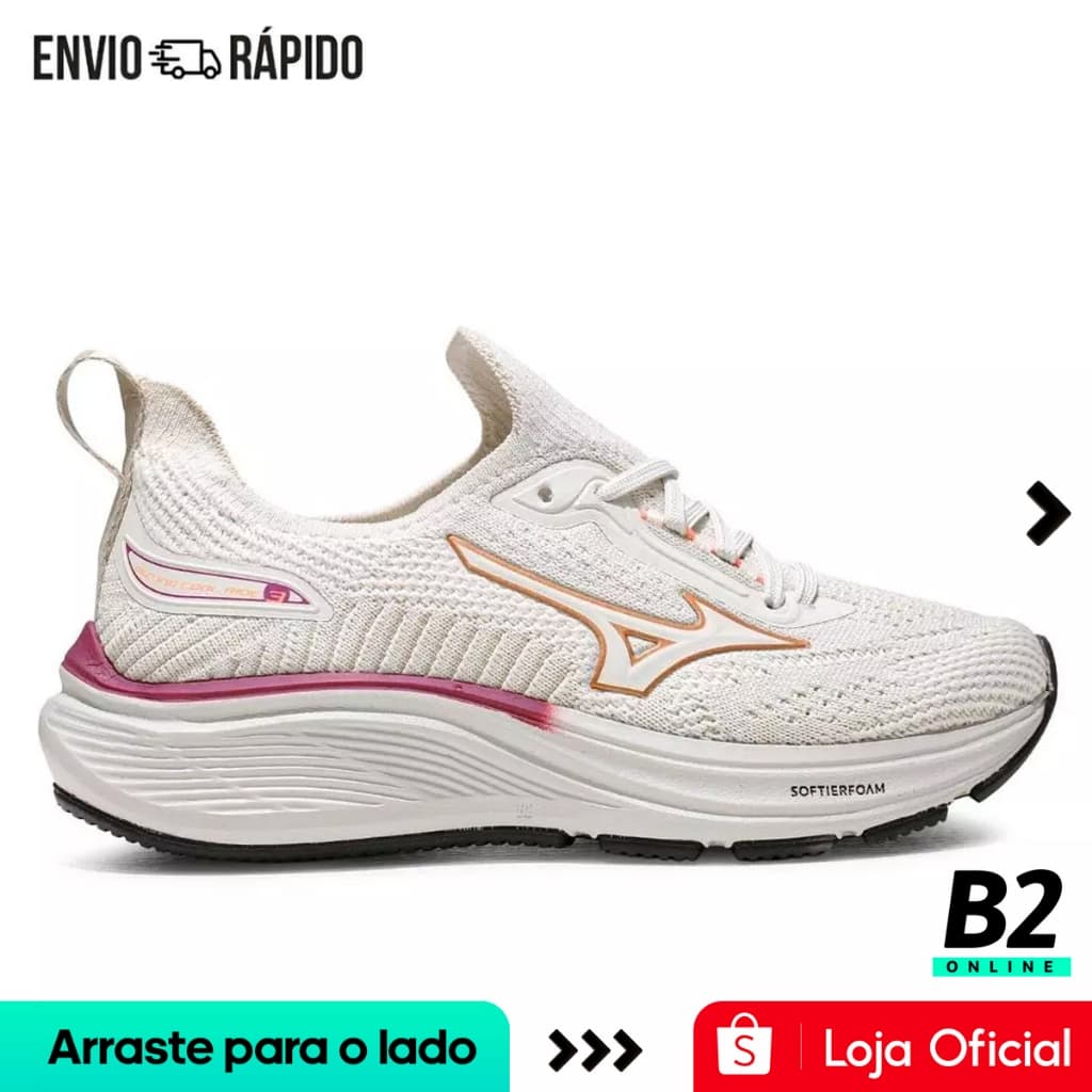 Tênis Mizuno Cool Ride 3 Feminino Original Com Nota Fiscal e Garantia
