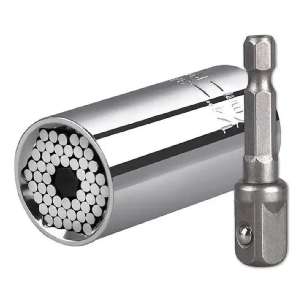Jogo Chave Catraca Universal 7mm A 19mm Soquete Multiuso