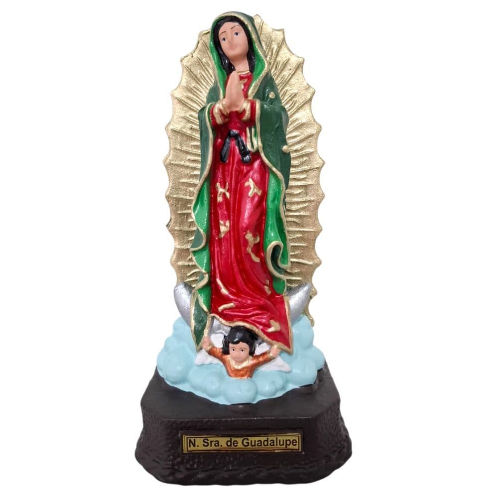 Imagem de Nossa Senhora de Guadalupe em Borracha Inquebrável - 22 cm