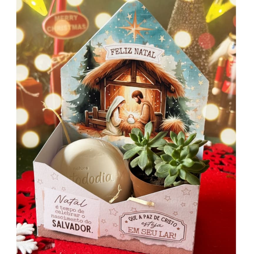 Caixinha de Natal – Porta Bombom ou Sabonete-10unidades | Lembrancinha Natalina- desmontada/cortada so colar🎁