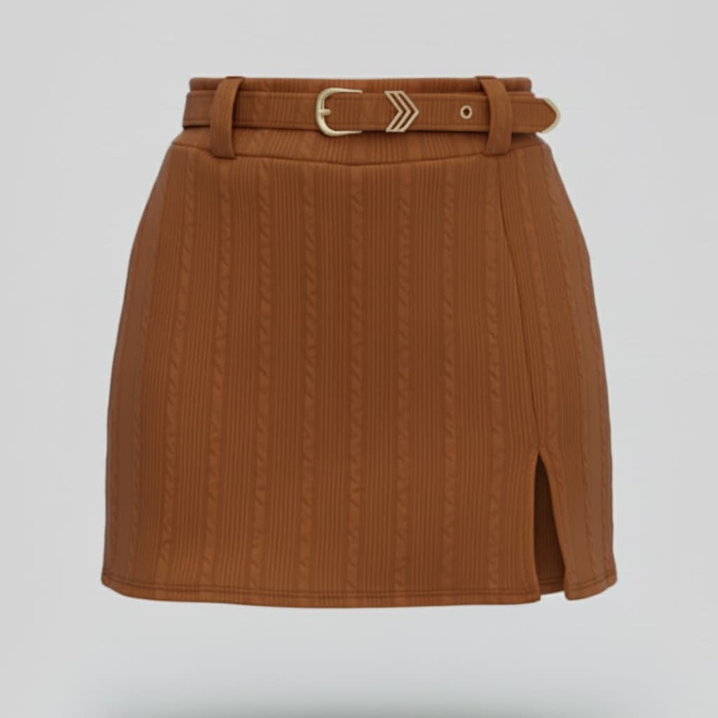 Short Saia Feminina  Estilo Alfaiataria Moderno