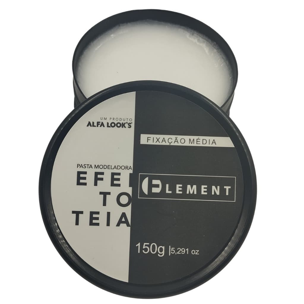 Pomada Modeladora Cabelo  Efeito Teia  Antifrizz Element  Alfa Looks Uso profissional