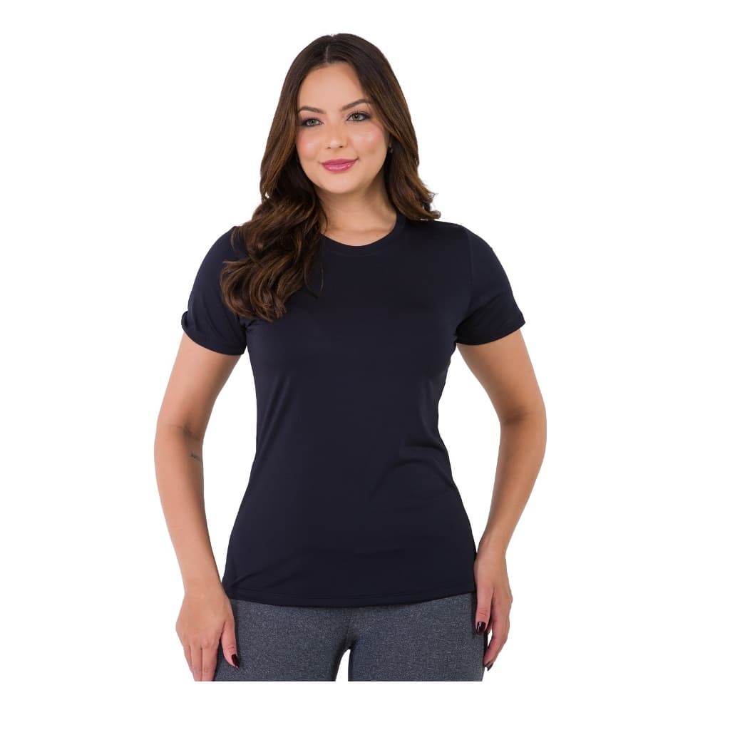 Camiseta Feminina Academia dry fit camisa treino básica confortavel