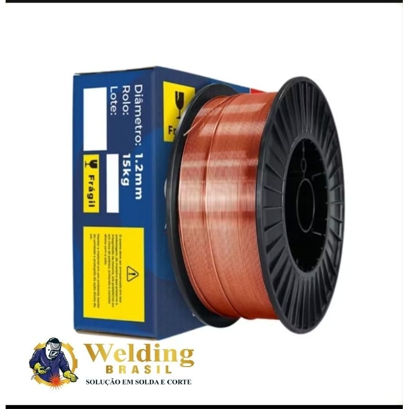 Arame de Solda Mig  15 kg- 0.8/0.9/1.0/1.2 mm- Escolha o Diâmetro