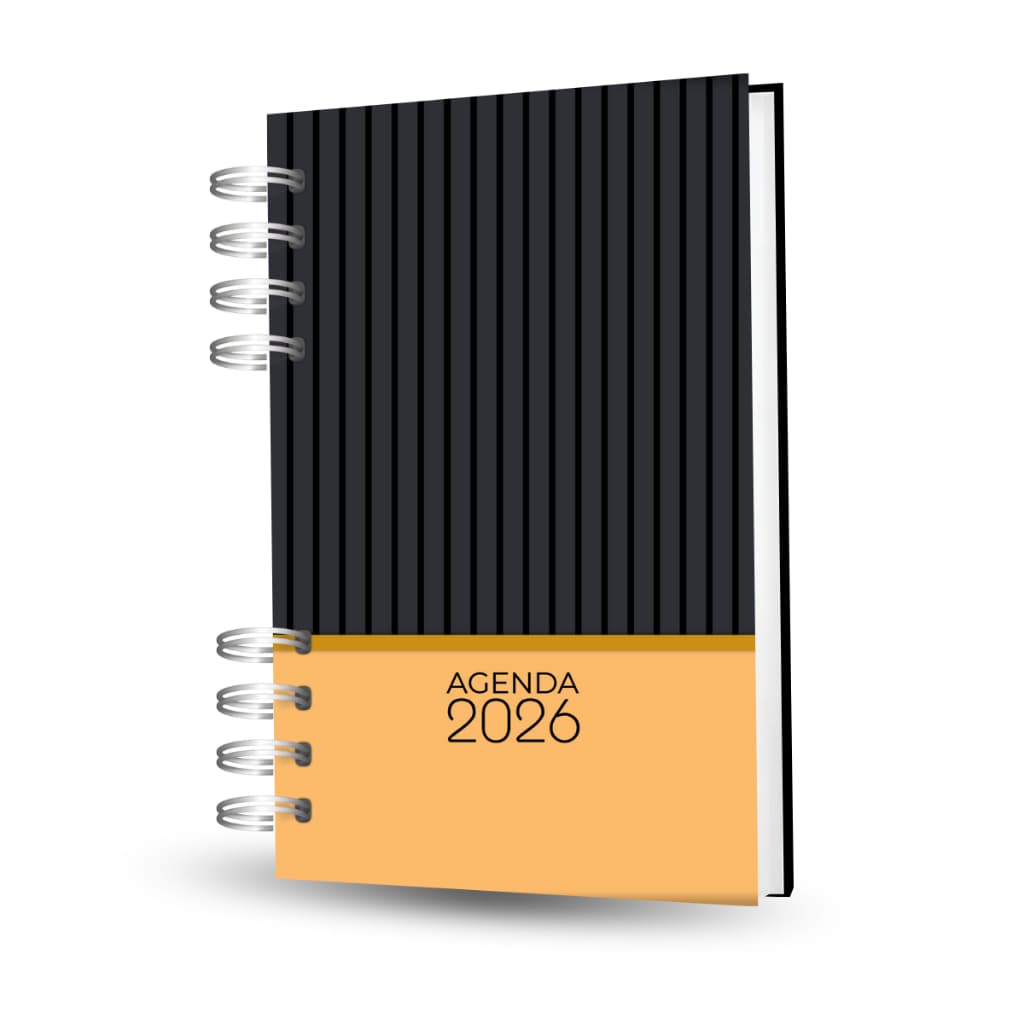Agenda 2026 Planner Semanal  Personalizada Moderna Letra Cores.Masculina