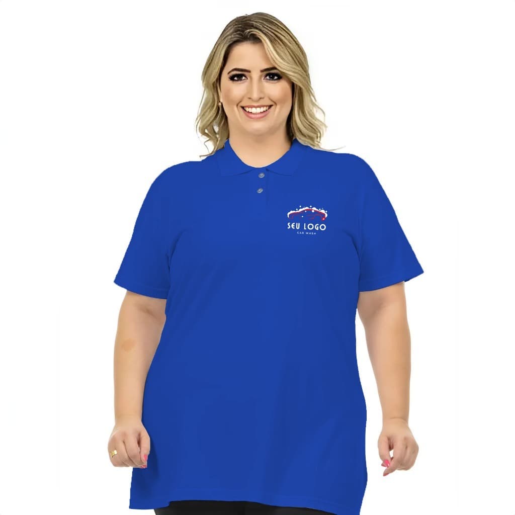 Polo Plus Size Logo Peito Costas