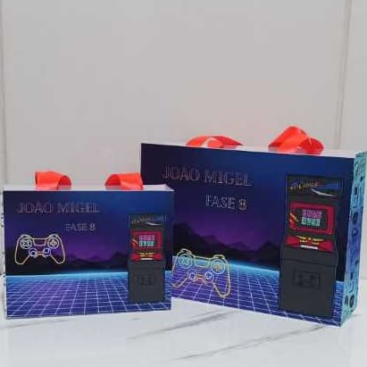 Sacola surpresa personalizada de aniversário, sacola lembrancinha gamer, sacola lembrancinha personalizada