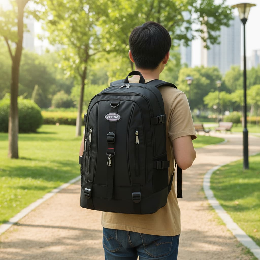 Mochila Masculina Impermeavel Espaçosa 50 Litros Trabalho Viagem