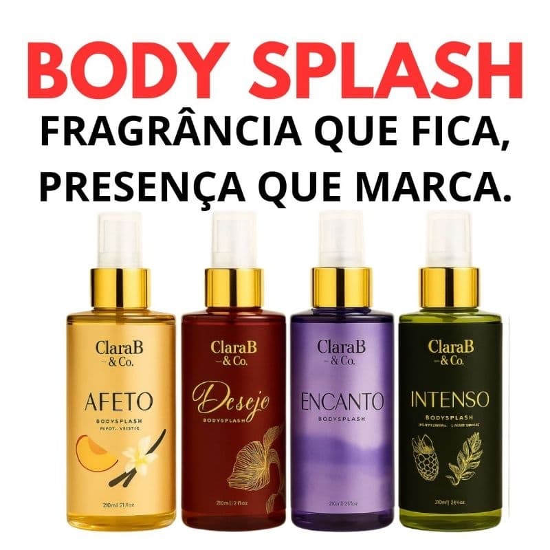 Body Splash Feminino Masculino Perfume - Alta Fixação - 210ml