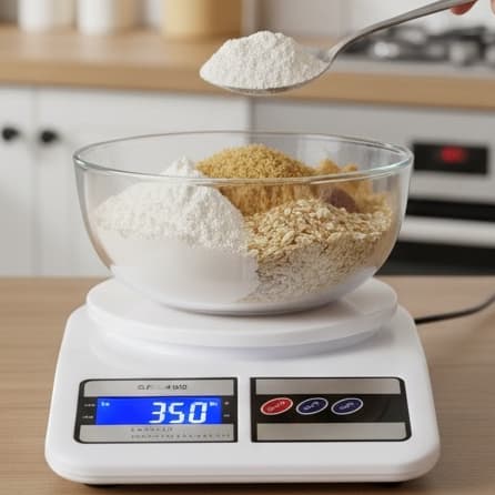 Balança Digital Portátil de Cozinha Para alimentos de 1g a 10Kg Alta Precisão Nutrição e Dieta