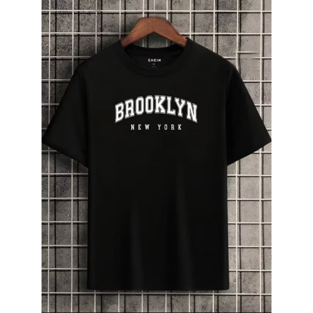 Camiseta Estampada Brooklyn Streetwear 👕 Básicas Unissex 100% Algodão Premium – Estilo, Conforto & Frete Grátis