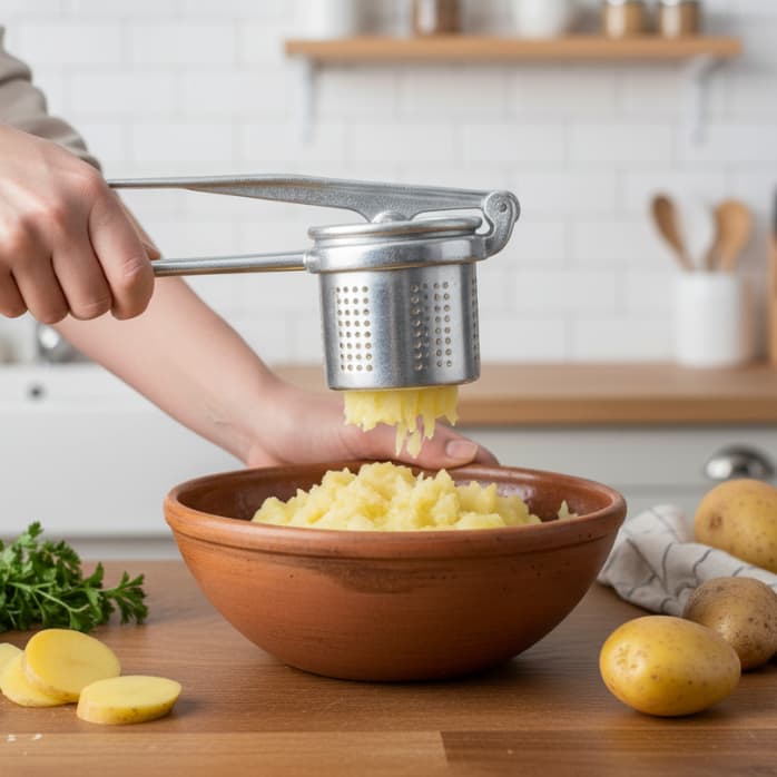 Espremedor Amassador Esmagador De Batatas Alumínio Fundido
