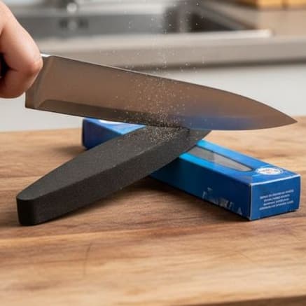 Afiador Manual Pedra De Amolar Faca Tesoura Profissional Resistente