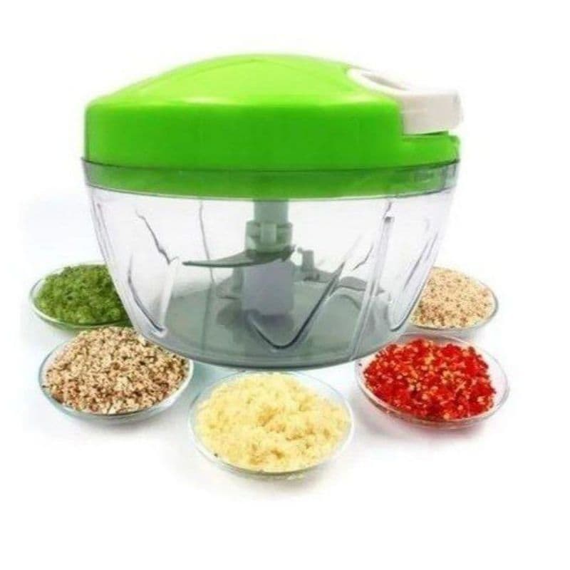 Processador de Alimentos Manual 3 Lâminas – Triturador de Legumes, Cebola, Alho e Tempero