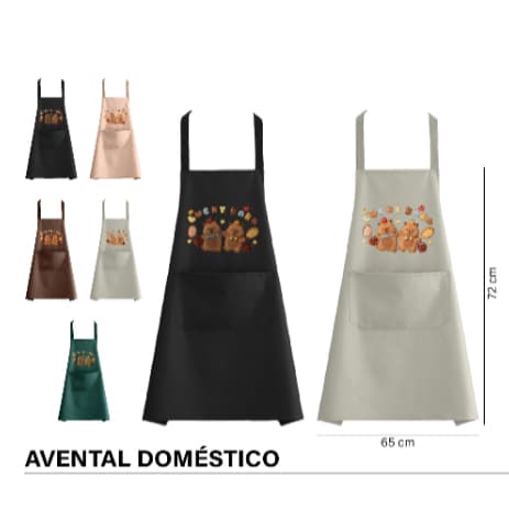 Avental de cozinha para cozinha doméstica para homens  mulheres impermeável à prova de óleo LW-41028