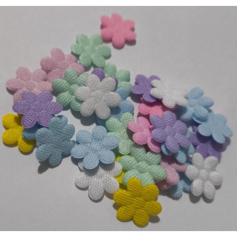 Mini Flor Prensada 1CM, Para Artesanatos em Geral Até 100 Unidades