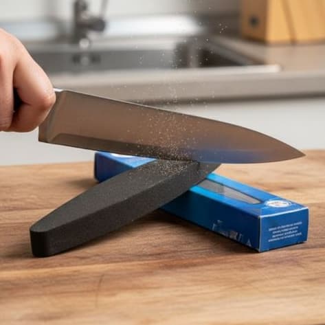 Afiador Manual Pedra De Amolar Faca Tesoura Profissional Resistente