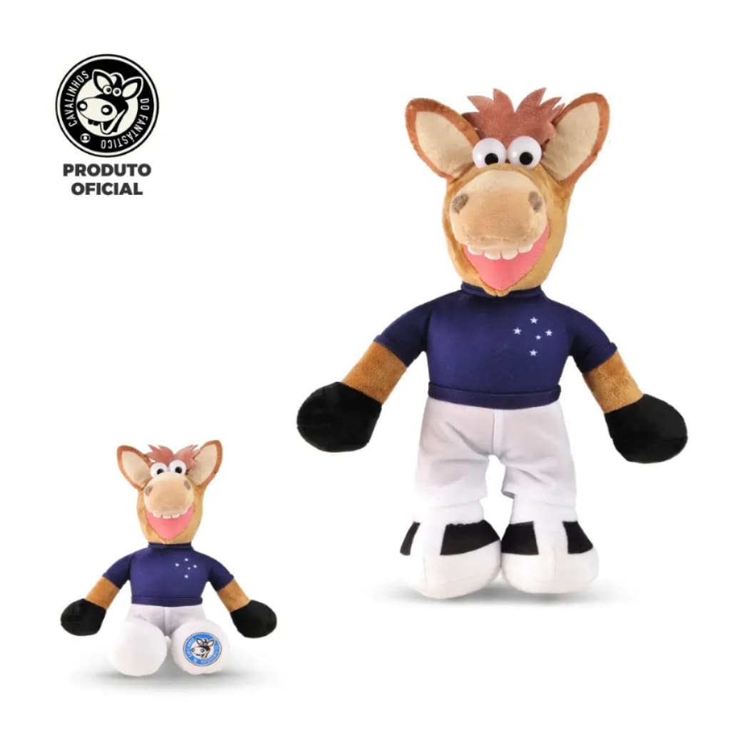Cavalinho Cruzeiro MG - Boneco Oficial Licenciado Do Fantástico - 40cm