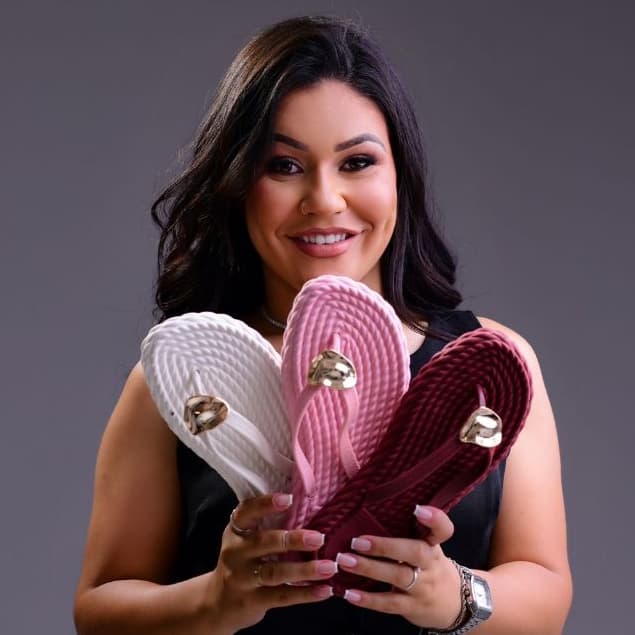 Chinelo Feminino Rasteirinha Sandalia Marrocos Peça ABS Flat Moderno Leve Confortavel Lançamento