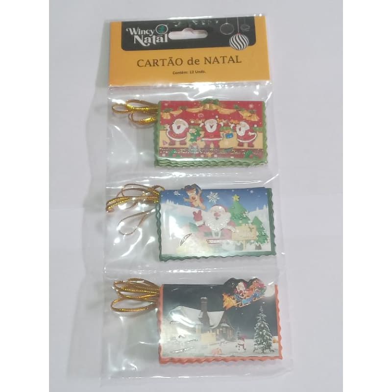 Cartão de natal, Cartão Natalino Presentes, Cartão Cartãozinho para Presentes de Natal.