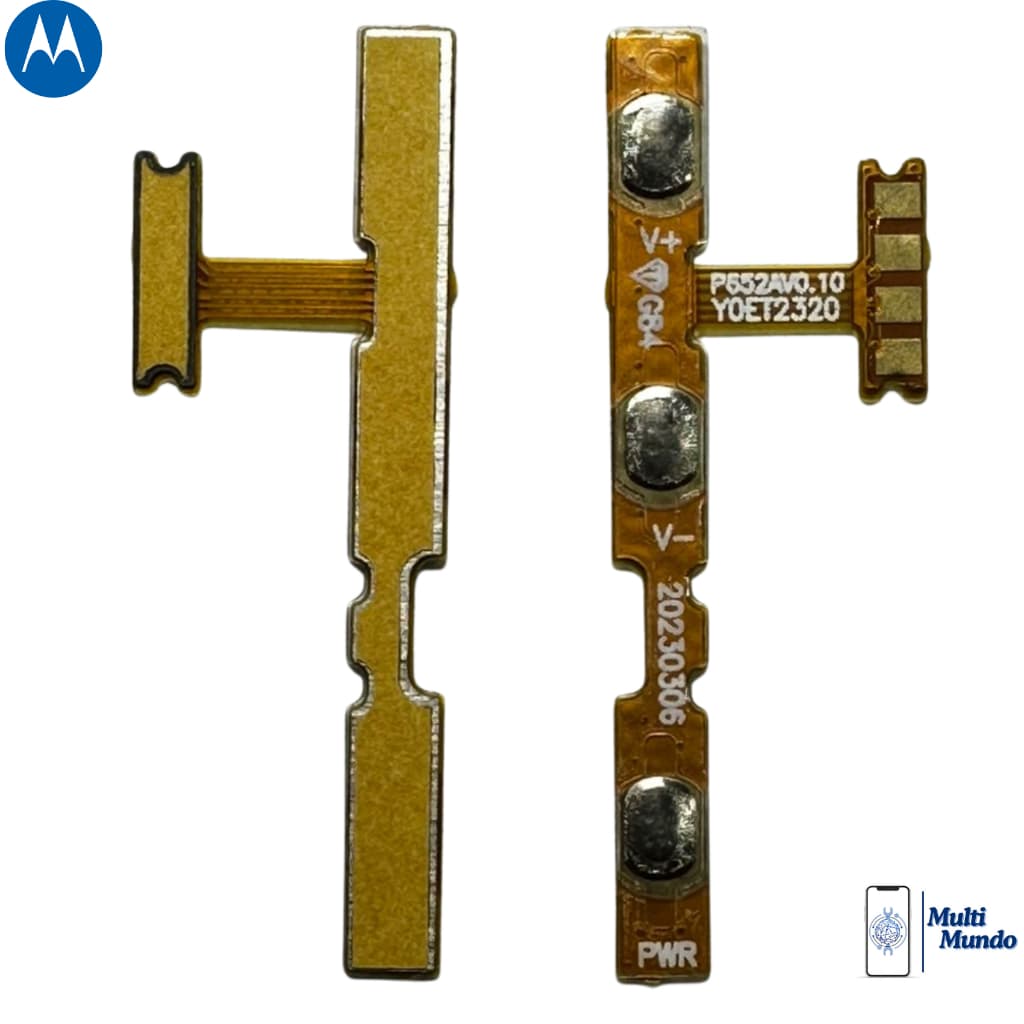 Flex Botão Power E Volume Compatível Moto G84 Xt2347