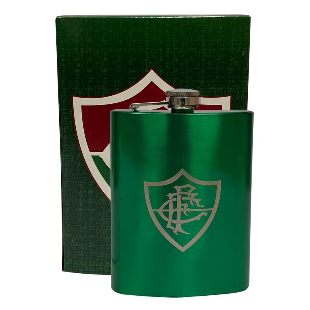 Cantil De Bolso Fluminense Porta Bebida 220ml Oficial Tricolor
