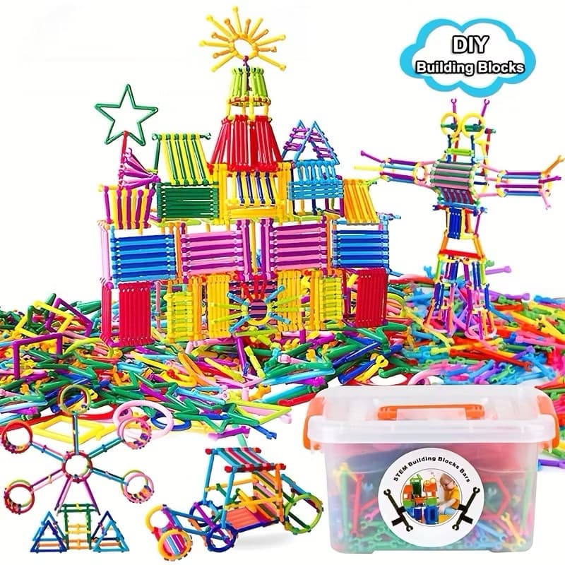 Kids DIY Construção De Blocos De Smart Stick NAO MAGNETICO Completo Jogo Para Brinquedos Educativos Infantis
