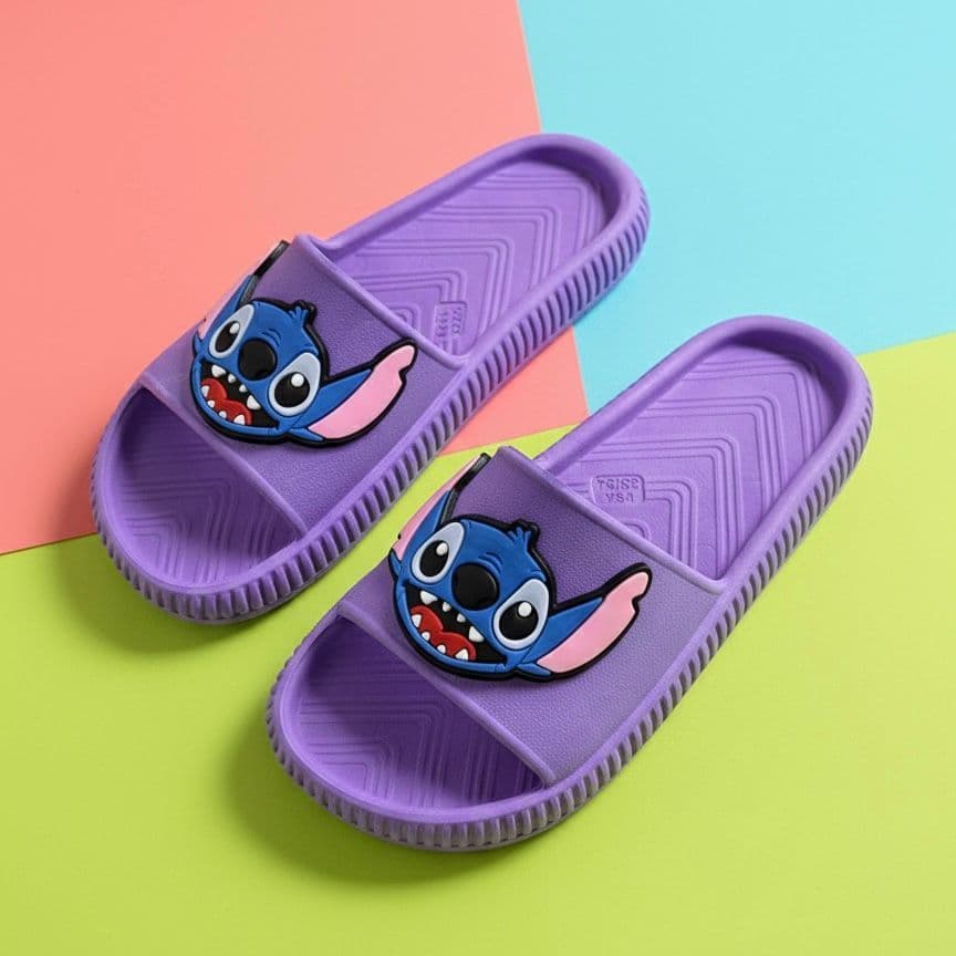 Chinelo Slide Infantil Stitch Masculino e Feminina Confortável