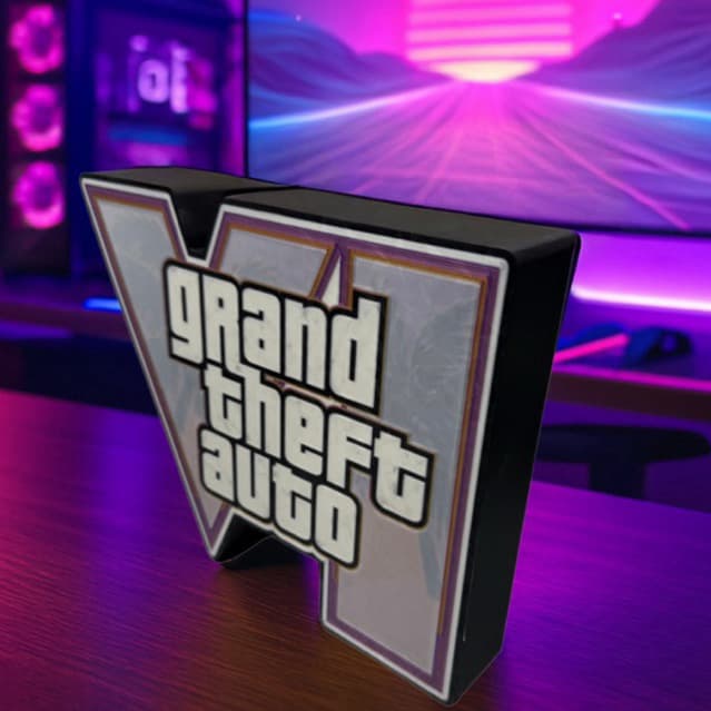 Caixa Decorativa GTA VI – Edição Limitada! só a caixa pra vc iluminar do seu jeito
