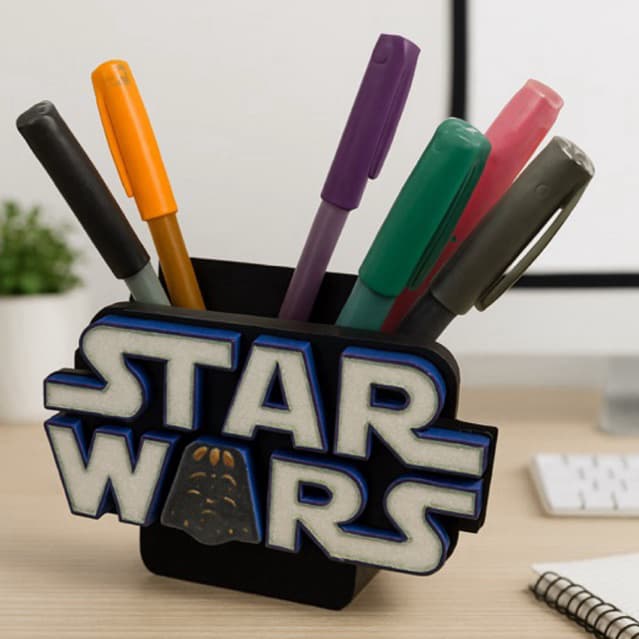 🪐✨ Porta-Canetas Star Wars – Organize com Poder Jedi! ✨🪐