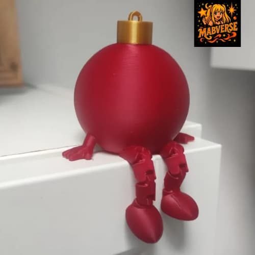Bola de Natal Articulada Moderna Divertida ( Material de Plástico)