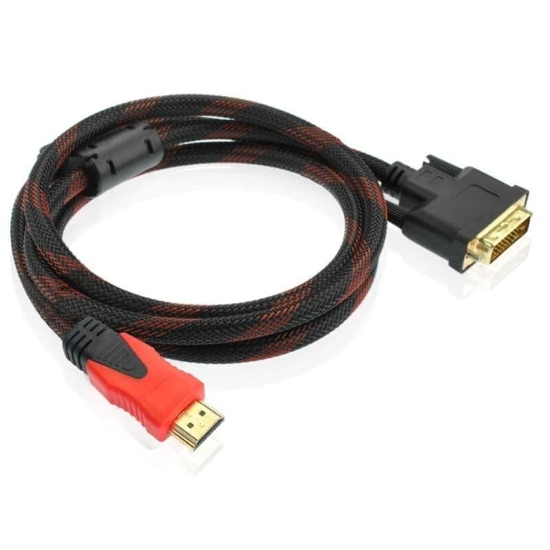 Cabo DVI para HDMI 1.5M 24+1 - Alta Qualidade