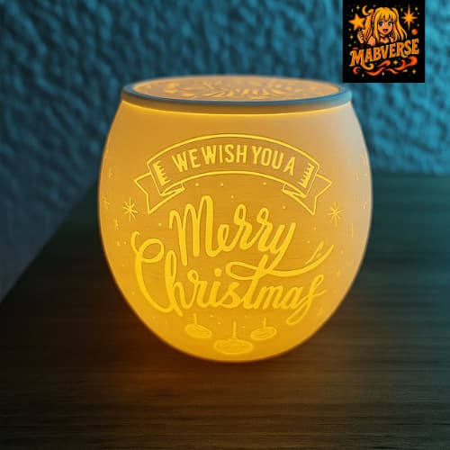 Decoração Feliz Natal com Led (MATERIAL DE PLÁSTICO)