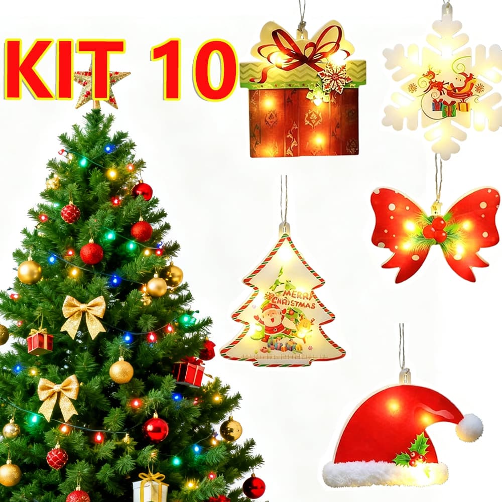 Led Corda De Luz De Natal Papai Noel Boneco De Neve Árvore Festival Festa Atmosfera Luzes Coloridas