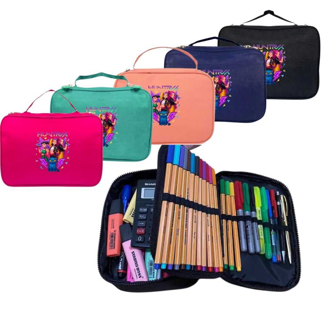 Estojo Organizador Box grande Huntri Estojo escolar