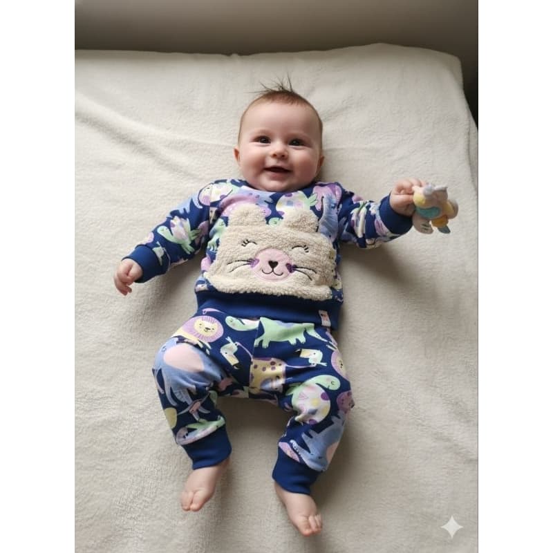 Conjunto Infantil Bebê Menina/Conjunto Elian/Conjunto Bebê/Roupa de Menina/Moda baby/Roupa Inverno