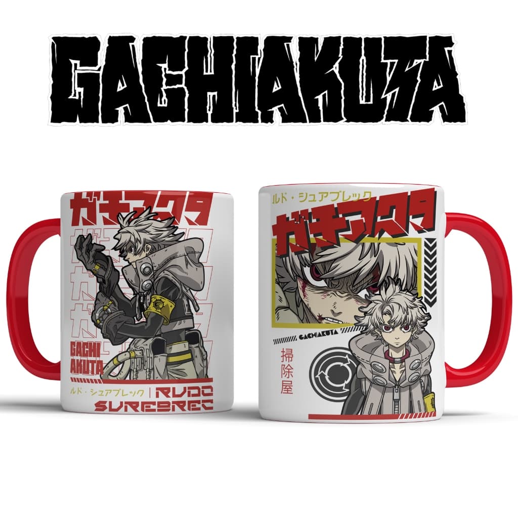 Caneca Anime Gachiakuta - Caneca de Cerâmica - Presente Geek