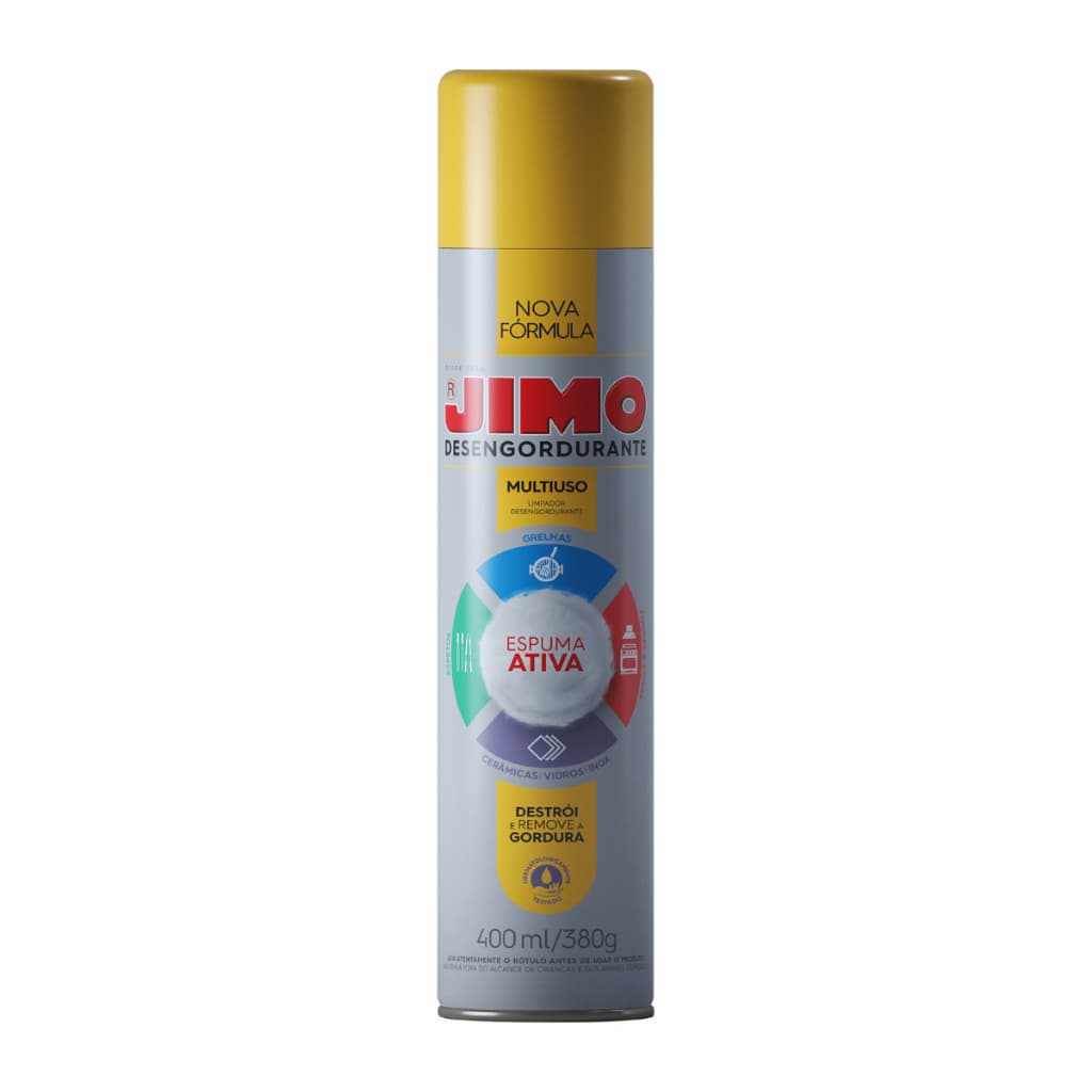 Desengordurante Jimo 400ml – Limpeza Rápida e Eficiente para Cozinha