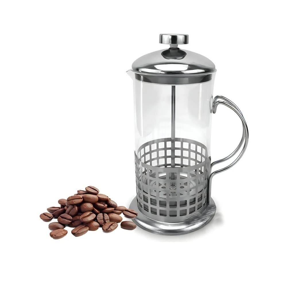 Cafeteira Prensa Manual Francesa Em Vidro E Aço Inox 350ml