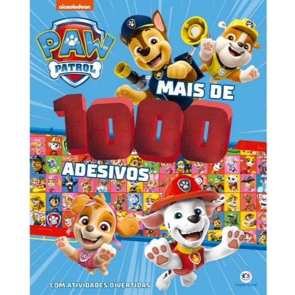 Livro Adesivos Liga da Justiça/Patrulha Canina - Mais de 1000 Adesivos
